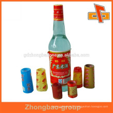 Best selling pvc shrink sleeve label customized bottle cap shrink sleeve